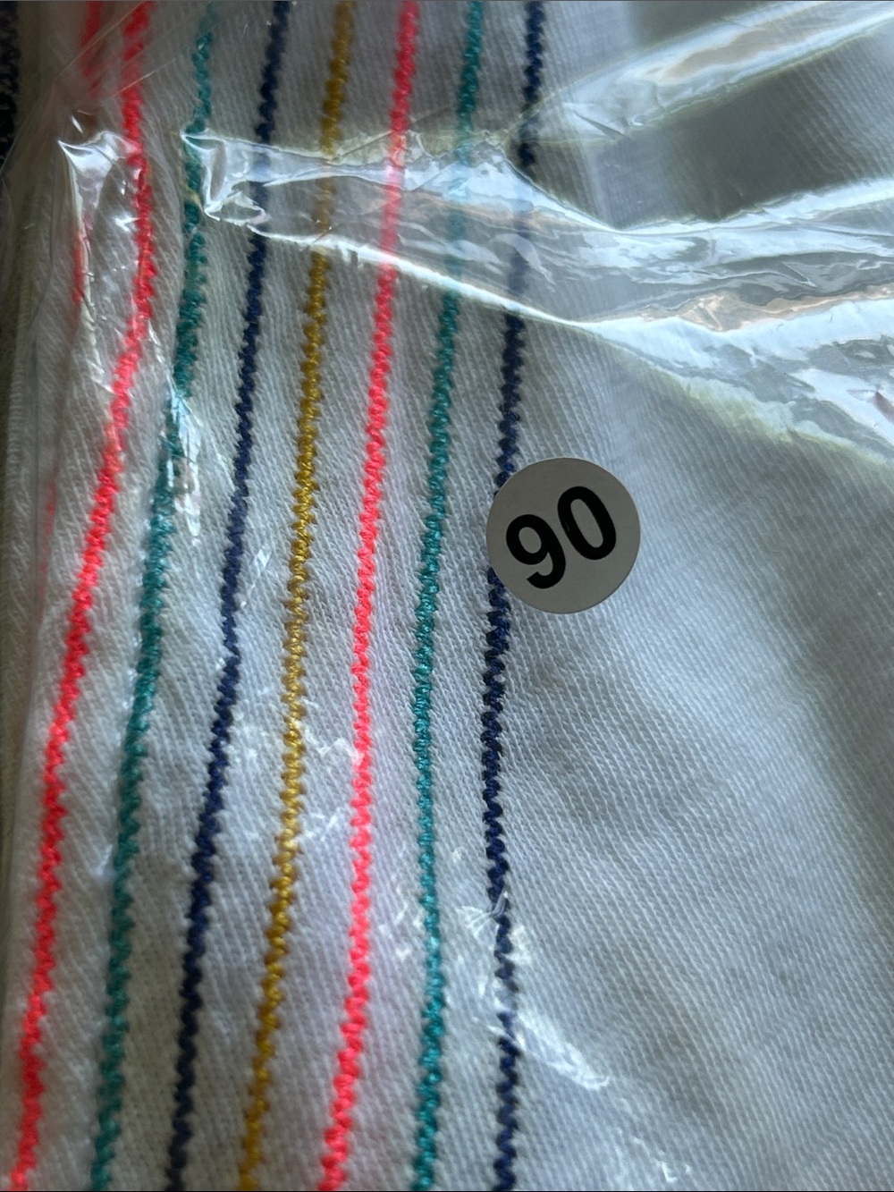 Boden Eloise Jersey Kaftan Tunic Beach Coverup Cotton Boho White Colorful Small - Picture 16 of 16